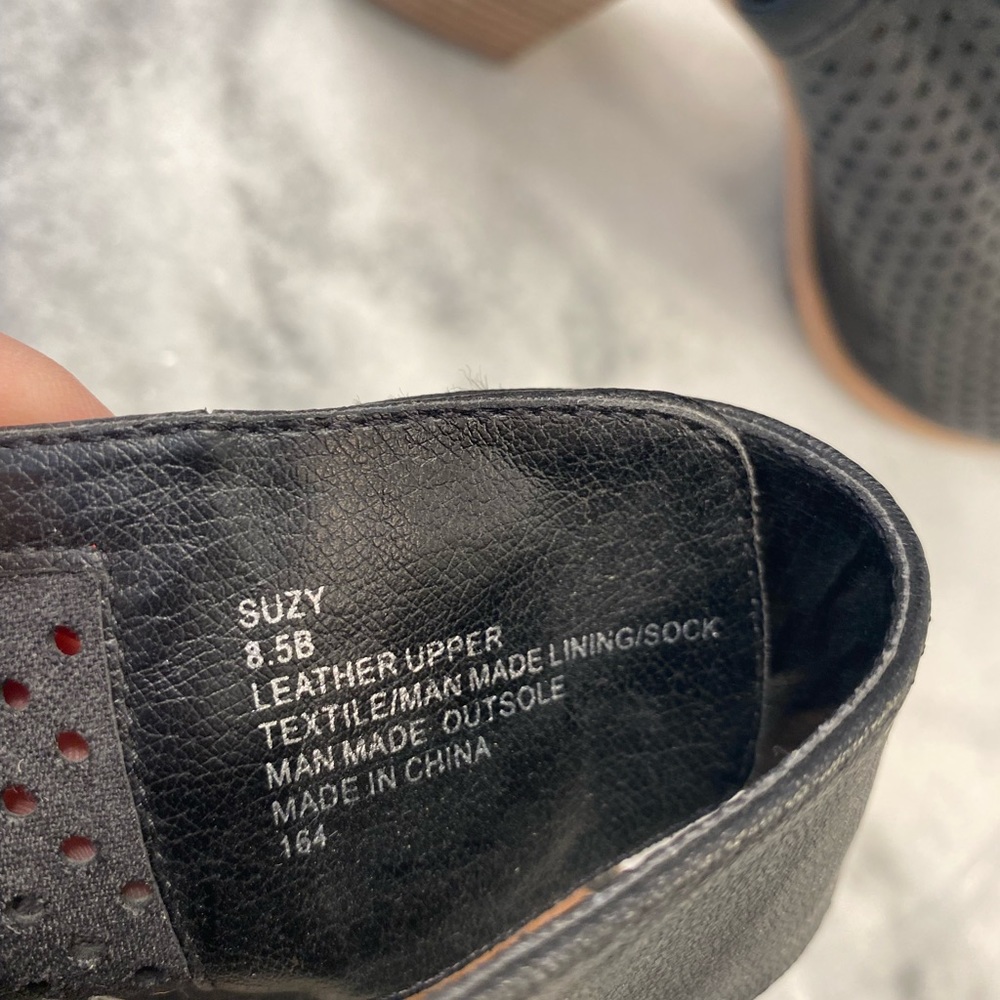 Steven Black Open Toed Block Heel Ankle Boots - image 5